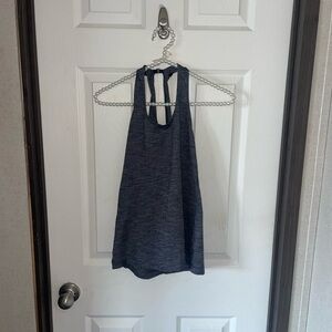Lululemonn Heathered Gray Tank Top with Strappy Back